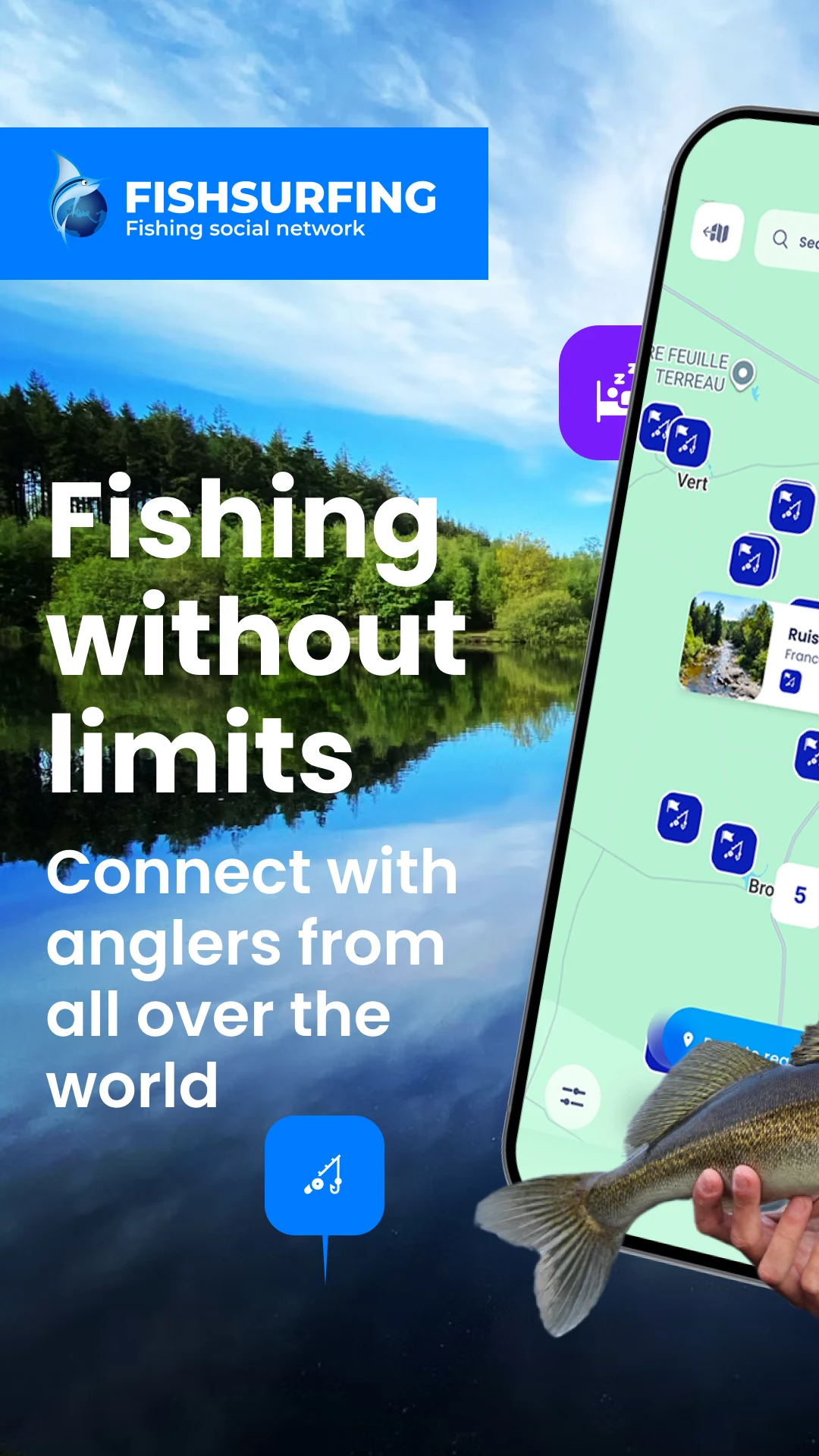 Fishsurfing - Fishing App screenshot